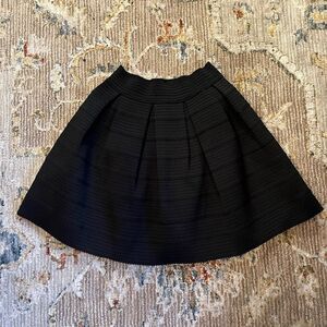 Express Black Pleated Skirt